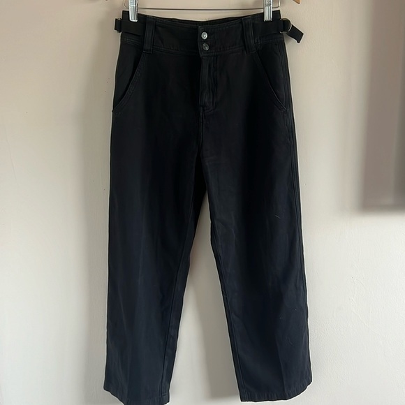 Current/Elliott | NWT Black Relaxed Army Pants - Picture 1 of 6